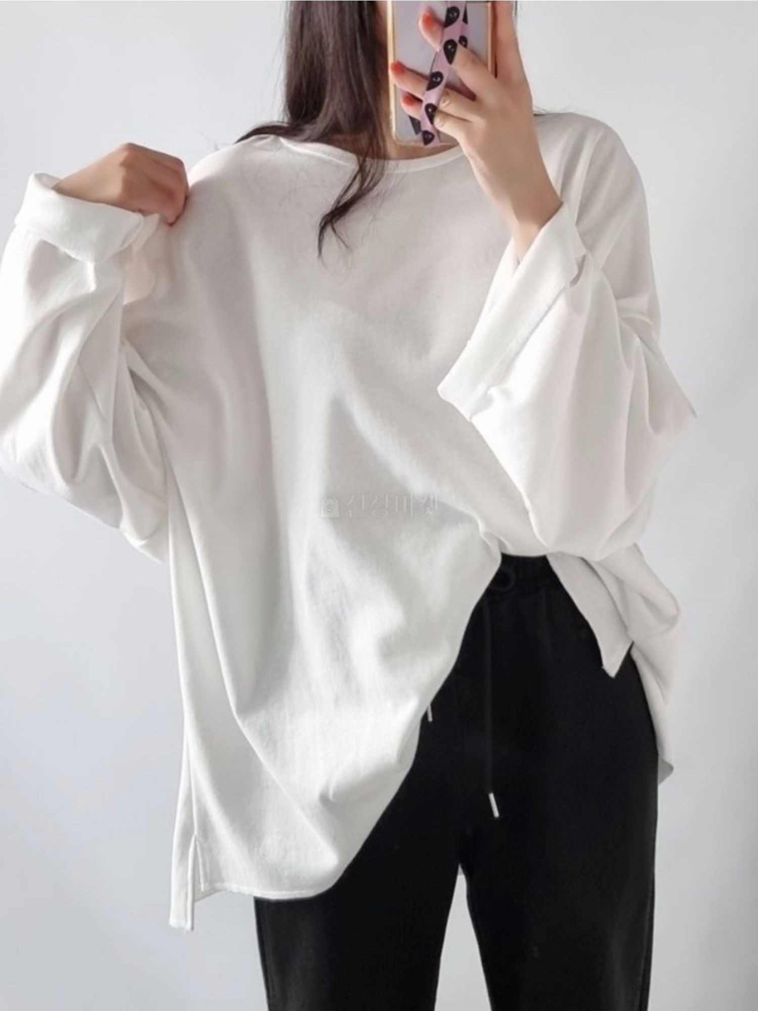 Oversized Asymmetrical Long Sleeve Top