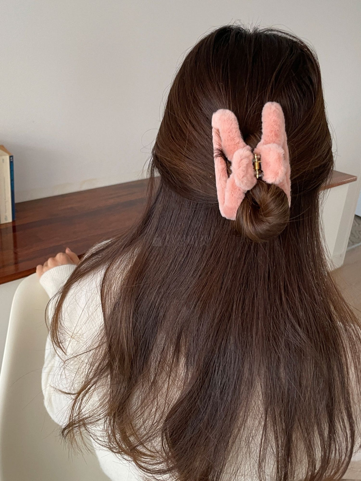 Fuzzy Fur Hair Clips