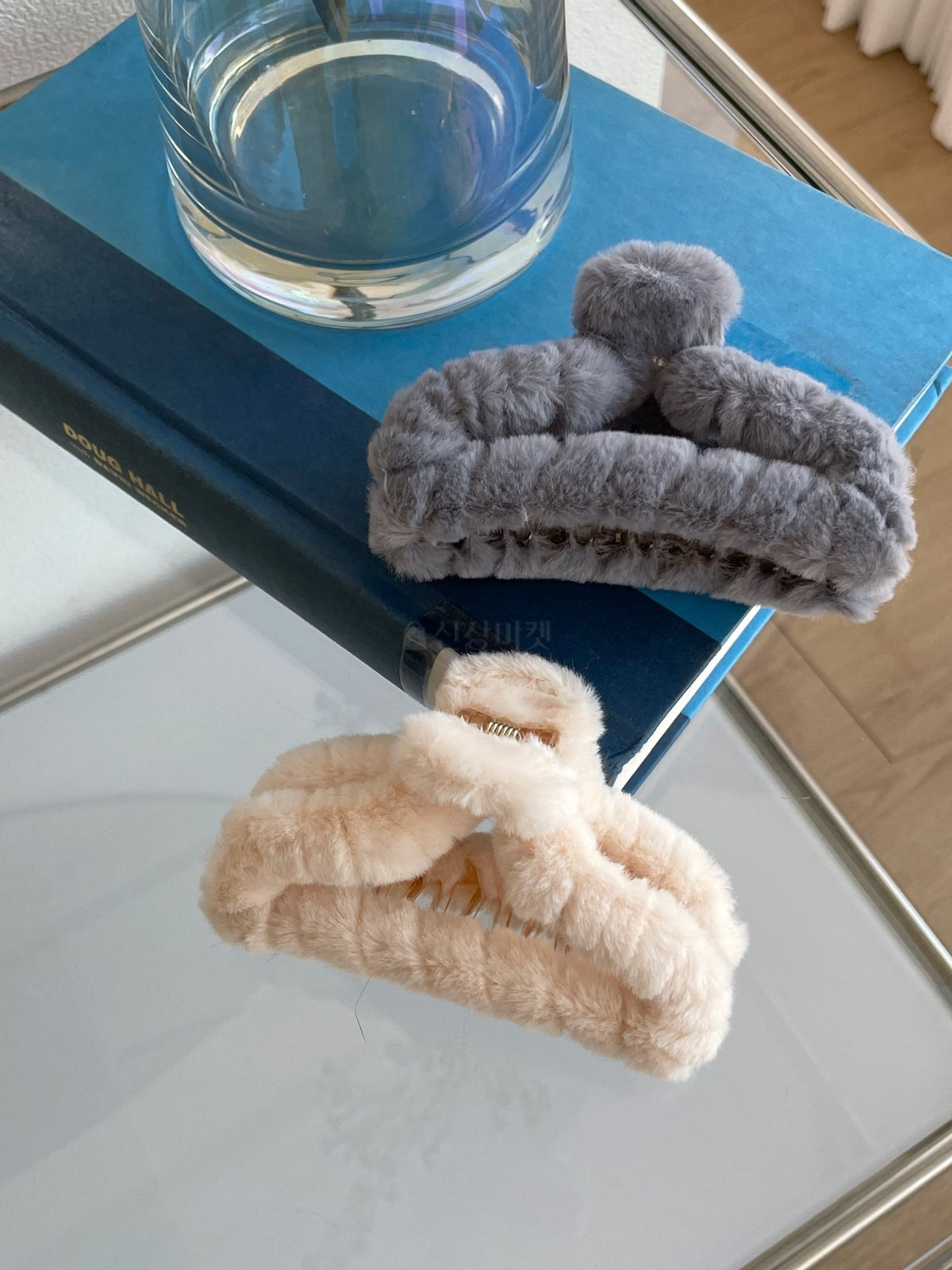 Fuzzy Fur Hair Clips