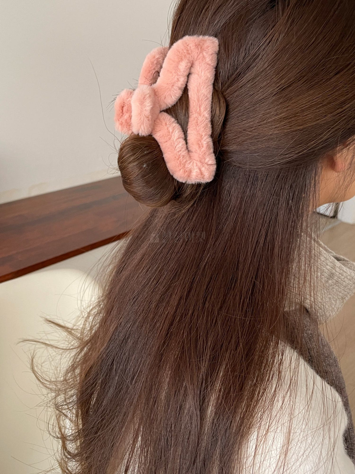 Fuzzy Fur Hair Clips