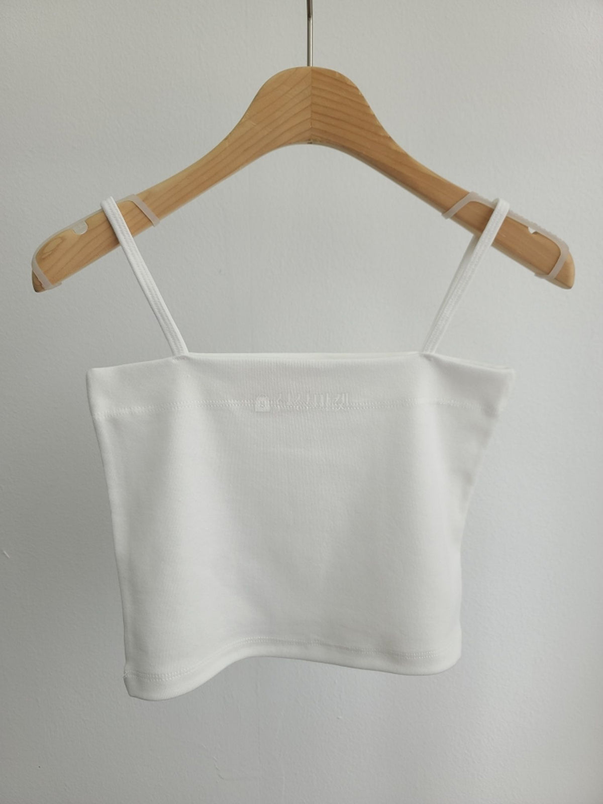 Cotton Span Strap Crop Top