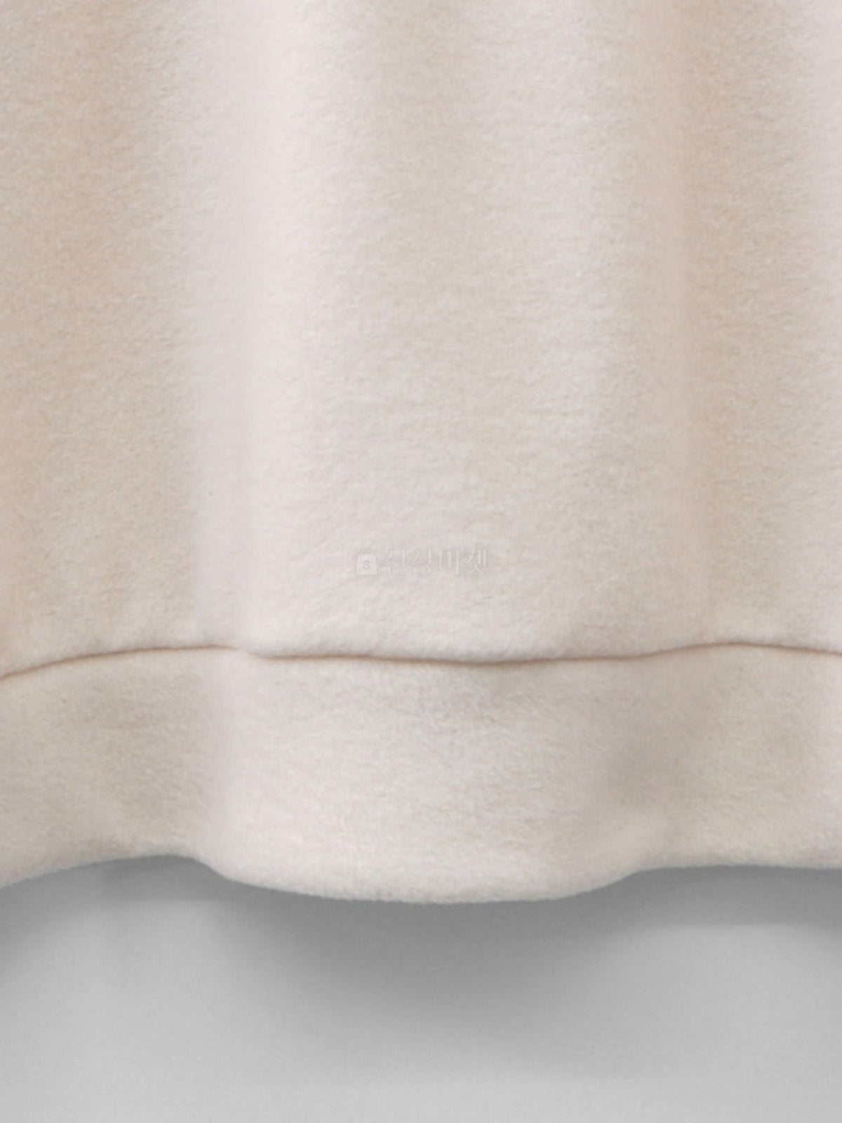 White fluffy clearance quarter zip