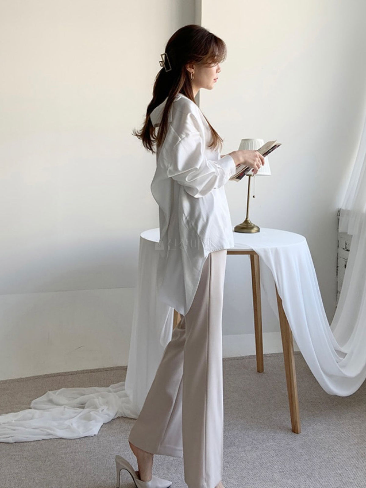 Luxury Silky Long Blouse