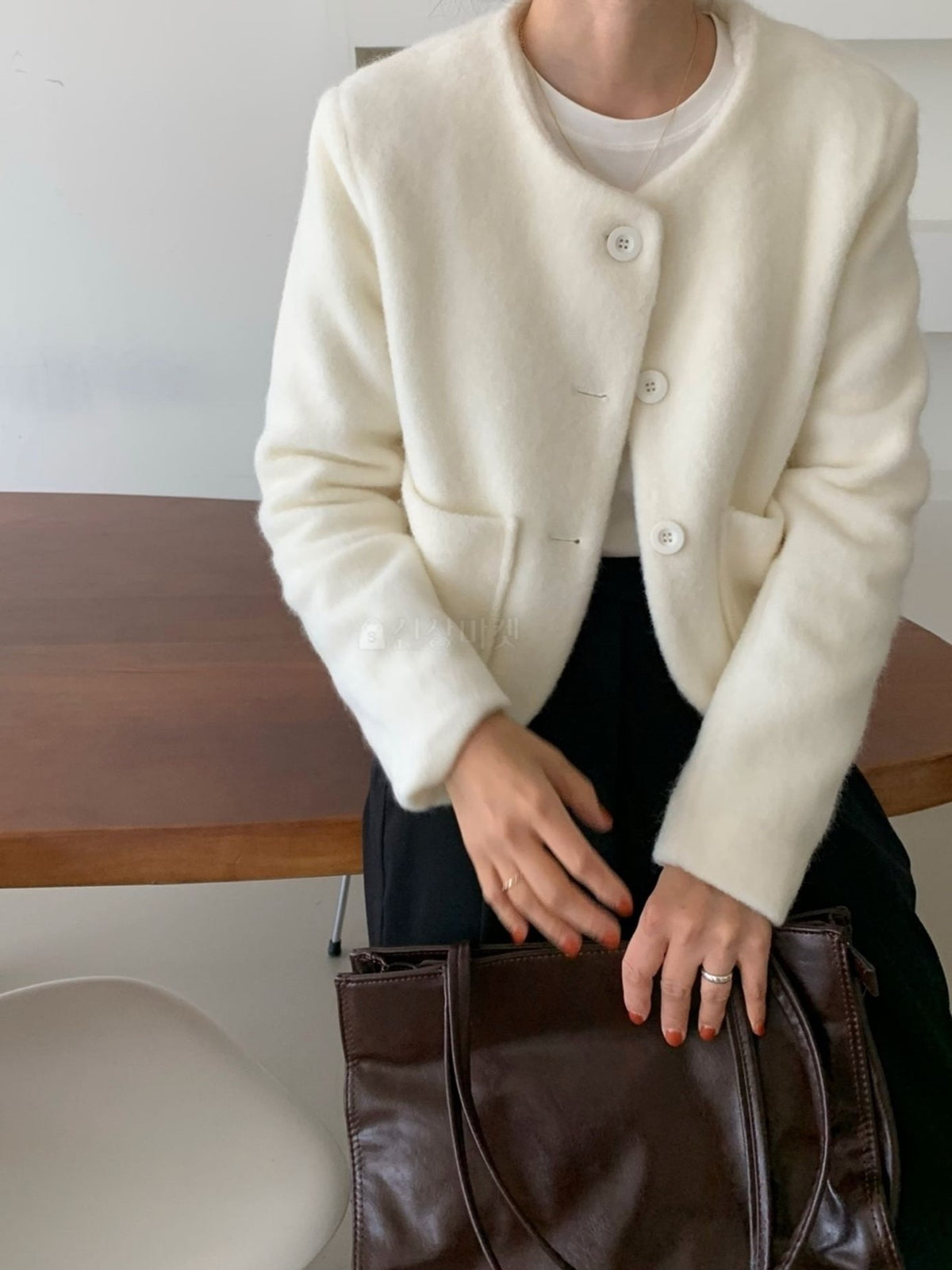 Luxury Faux Mink Fur Jacket