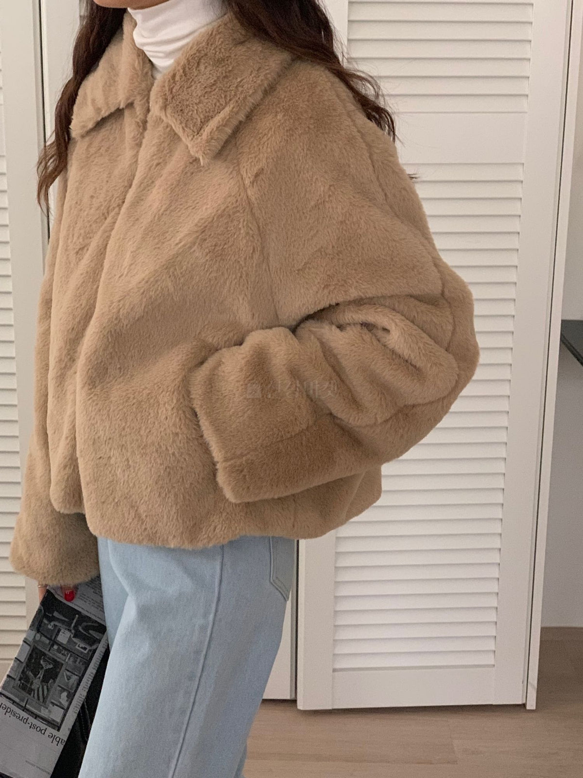 Fluffy Fur Full Zip Jacket