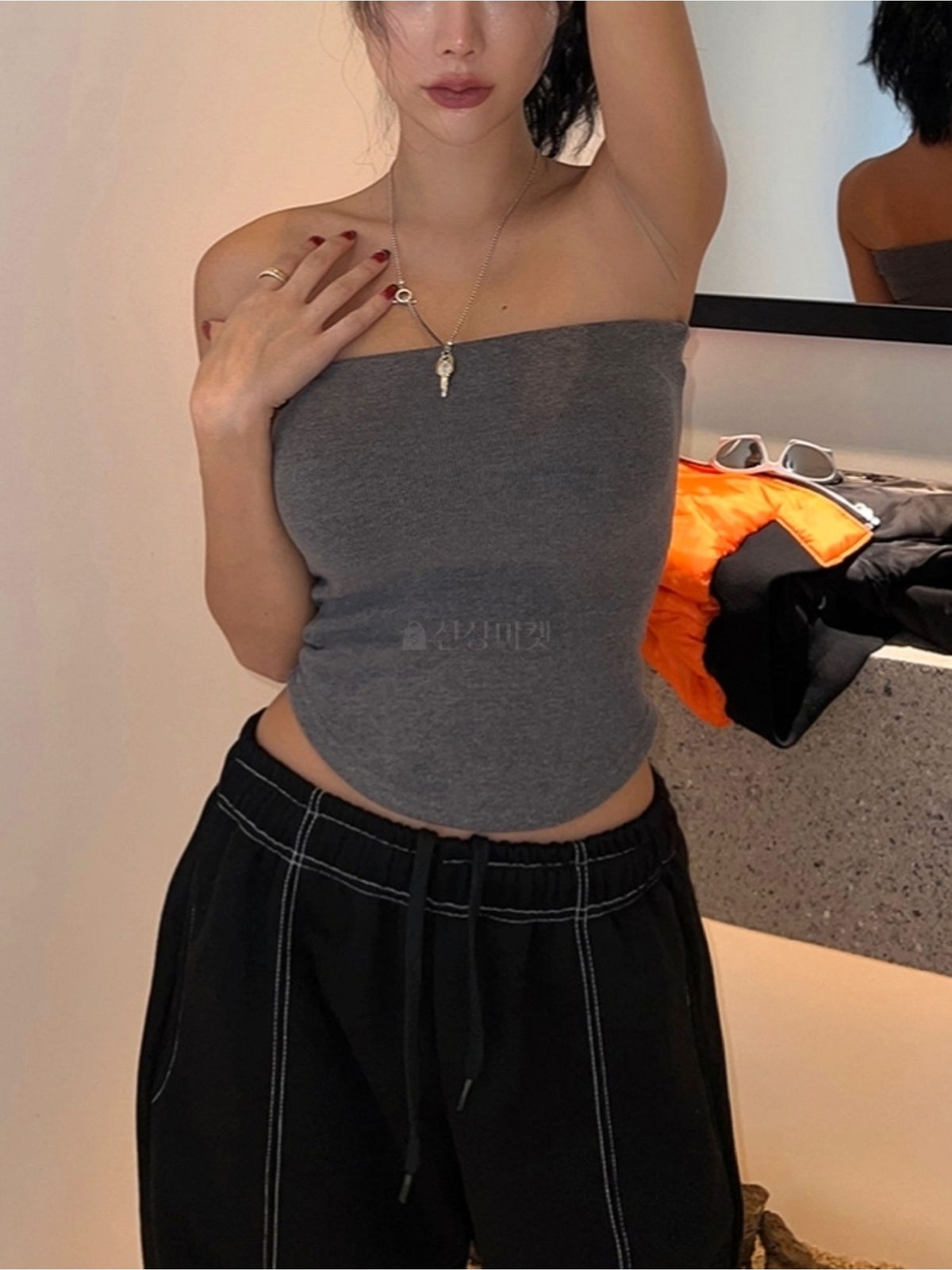 Ribbed Tube Crop Top