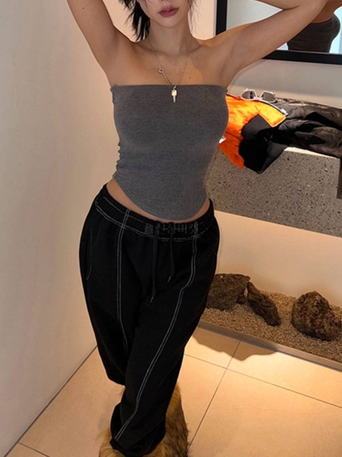 Ribbed Tube Crop Top