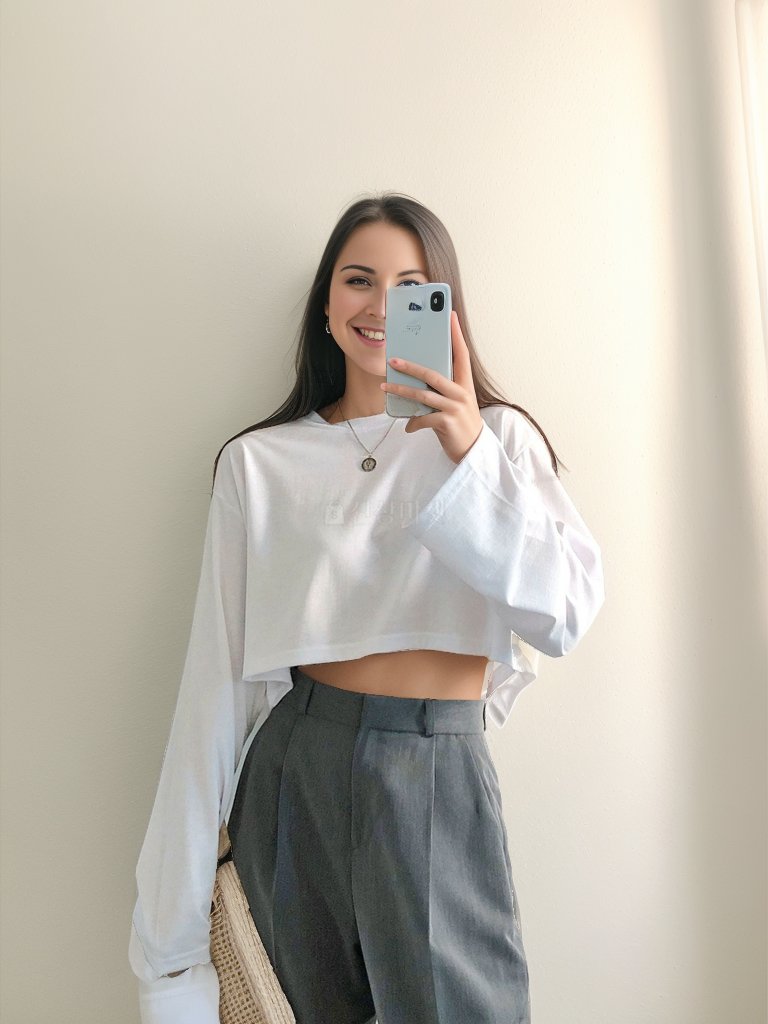 Eco Modal V Neck Crop Top - Minism