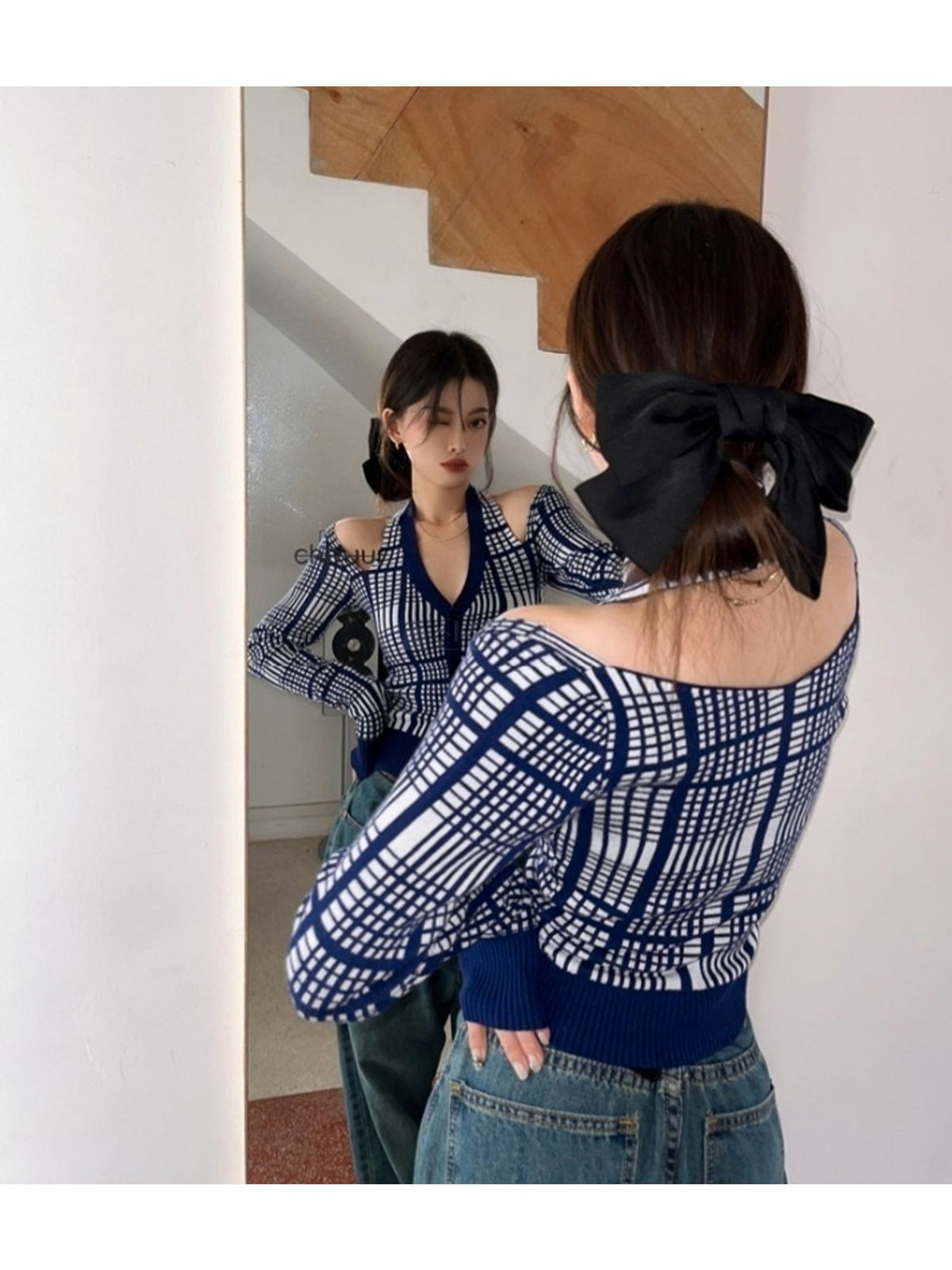 Jennie Plaid Cardigan