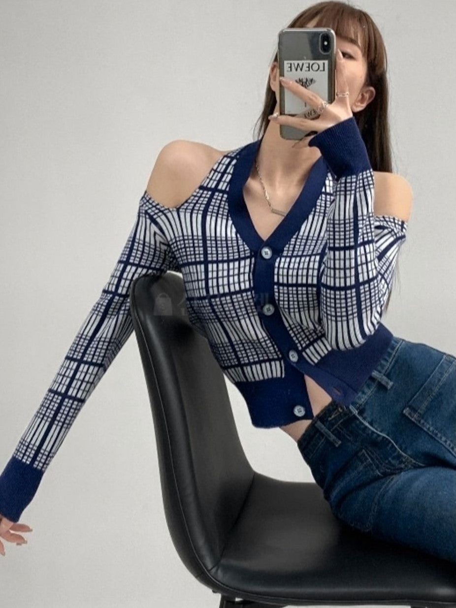 Jennie Plaid Cardigan